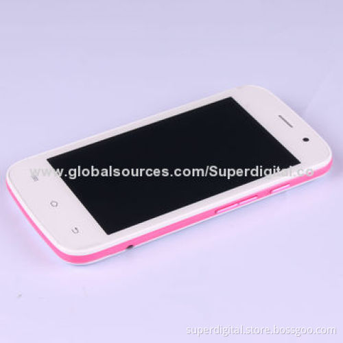 Super Slim Smartphones, Android 4.2 OS/MTK6572 Dual-core, 512MB + 256GB, Speaker, Flashlight, 3G